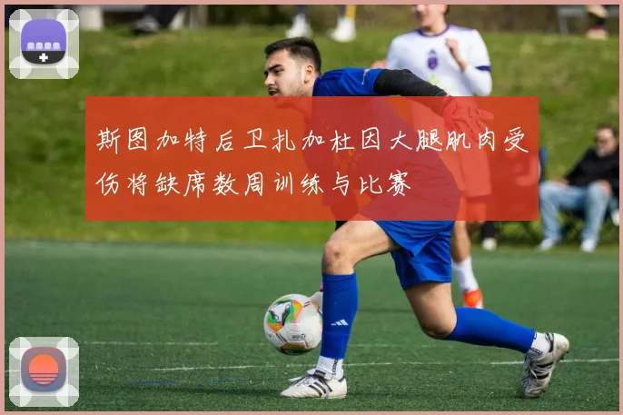 斯图加特后卫扎加杜因大腿肌肉受伤将缺席数周训练与比赛